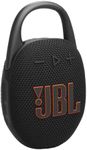 JBL Clip 5 Ultra-Portable Bluetooth Speaker with Integrated Carabiner, Big JBL Pro Sound, PlaytimeBoost, Waterproof Design and 12-Hour Playtime, Black