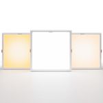 Murphy 15W Trimless 3-in-1 Square LED Panel Ceiling Color Changing Light (Cool White/Warm White/Natural White, Pack of 4)