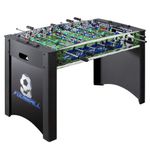 Hathaway Playoff 4-Foot Foosball Table, Soccer Game for Kids and Adults with Ergonomic Handles, Analog Scoring and Leg Levelers