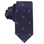 AUSCUFFLINKS Basketball Fan Ties for Him | Bball Lover | Gift for Men | Work Ties for Him | Birthday Gift for Guys (Basketball)