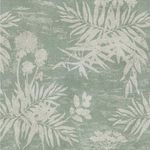 Naphite Floral Wallpaper Peel and Stick Wallpaper Vintage Boho Contact Paper for Cabinets Green Self Adhesive Wallpaper Removable Leaf Botanical Wallpaper for Bedroom Waterproof Shelf Liner 17.3"x197"