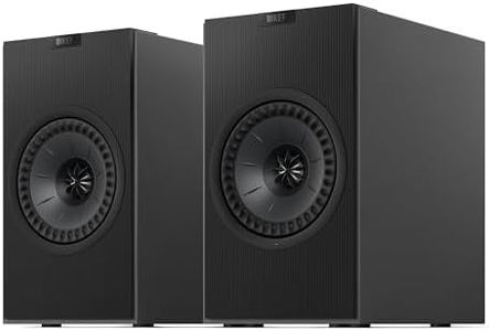 KEF Coda W Wireless HiFi Bookshelf Speakers, Dark Titanium | Bluetooth 5.4 aptX Lossless | Compatible with Turntable, TV, PC, Laptop & more | Music | TV & Home Cinema | Gaming