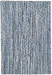 Dash and Albert Bella Navy Handwoven Wool Rug, 2 X 3 Feet, Blue Stripe Pattern