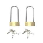 2 Pack Long Locks with Key Long Sha
