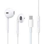 USB C Headphones, Type C Earbuds Wired Earphones with Microphone & Remote Control Noise Cancelling in-Ear Headset for iPad Pro, Samsung Galaxy S24/S23/S22/S21/S20/Ultra Note 10/20, Pixel 7/6/6a/5/4