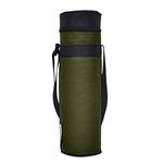 Marine Pearl Modern Polyester Bottle Cover, (Army Green, 1000Ml) Set Of 1