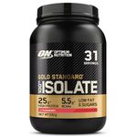 Optimum Nutrition ON Gold Standard 100% Isolate Pure Whey Protein, Naturally Occurring BCAAs and Glutamine, Pre and Post Workout, Strawberry Flavour, 31 Servings, 930 g