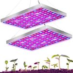 Diboys LED Grow Light for Indoor Plants 45W Ultrathin Plant Lights Full Spectrum Panel Grow Light for Seedling Vegetable and Flower