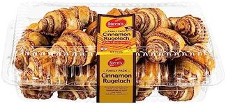 Cinnamon Rolls | Cinnamon Buns | Breakfast Pastry | Approx 20 Rugelach Pastries Cinnamon Croissants | Preservative Free & No Coloring Added | Dairy & Nut Free | 19 oz Stern’s Bakery