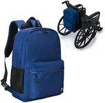 Fenrici Adaptive Backpack for Girls, Boys for All Abilities and Ages; Wheelchair Backpack with Adaptive Design; Perfect for Travel, School, and Everyday Adventure, Navy