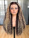Annivia 26Inch Curly Lace Front Wig