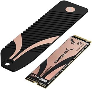 SABRENT 1TB Rocket 4 Plus NVMe 4.0 Gen4 PCIe M.2 Internal Extreme Performance SSD + M.2 NVMe PS5 heatsink (SB-RKT4P-PSHS-1TB)