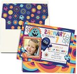 Aliens in Outer Space Party Invitation