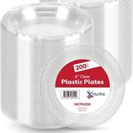 Munfix 200 Clear Plastic Plates Set