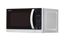 Sharp R-642(IN) W - microwave oven with grill - freestanding - silver