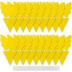 Yellow Sticky Traps, Dual-Sided, for Capturing Insects Like Gnats, Fruit Flies, Aphids, 20PCS