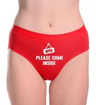 SHOWTIME Sexy Panty for hot Women Valentine Gift Cotton Panties for Women Cotton Panties Ladies Panties for Women Women Panties Cotton (Medium, RED)