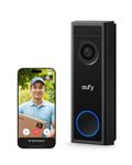 eufy Security Video Doorbell Camera Wireless C30, Live Video Call, 2K FHD, Battery Powered, 16:9 Wide View, Easy Installation, Human and Motion Detection, HomeBase S380 Compatible, No Monthly Fee