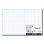 AUKSales TOP Sturdy Graph Desk Pad (Pack of 1), 17 x 11 Inches, 1/4 Quad Grid, 50 Sheets Per Pad, Precise Notetaking, Sketching, Ideal for Engineers, Architects, Designers, Mathematician & Draftsmen