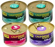 California Scents Spillproof Can Air Freshener in Desert Jasmine, Monterey Vanilla, and Coronado Cherry Scents: Best Car Air Freshener and Odor Eliminator, Combo Kit