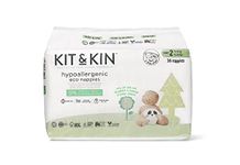 Kit & Kin Eco Nappies Size 2 Hypoallergenic and Sustainable (20 x 6 Packs, 240 Nappies)…