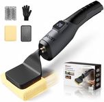 Aknrv Electric Grill Brush - Bristle Free Grill Brush for Outdoor Grill, Cordless BBQ Grill Cleaner with 3 Heads, Rechargeable 240 Mins Runtime Barbecue Grill Cleaning Brush (Gray)