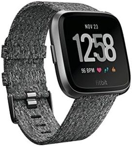 Fitbit Versa Special Edition Health & Fitness Smartwatch with Heart Rate, Music & Swim Tracking, Charcoal