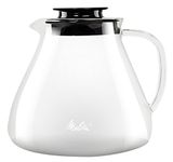 Melitta Glass, 6761025, Jug for Manual Coffee Preparation, Used with Pour Over Filter Holder, Anti-Burn Handle, 1 L, Transparent, Borosilicate, 1 Liter