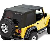 Bestop 5692017 Black Twill Trektop NX for 1997-2006 Wrangler except Unlimited