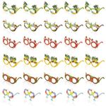 Novelty Party Paper Glasses 3d Hawaiian Funny Eyeglasses Photo Props Luau Party Sunglasses for Party Favors Supplies 30pcs