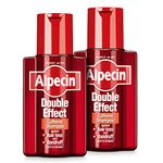 Alpecin Double Effect Shampoo 2x 200ml | Anti Dandruff and Natural Hair Growth Shampoo | Energizer for Strong Hair | Hair Care for Men