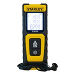 STANLEY STHT77100-0 30M Cordless Laser Distance Measurer with 2xAAA Battery for Distance Area and Volume Measurement with Colour Screen for Home, DIY & Professional Use, 1 Year Warranty,