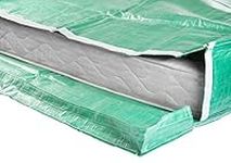 Protective Mattress Bags with Handles. Mattress Cover for Moving and Storage - Reusable + Extra Heavy Duty (California King Size (Green)