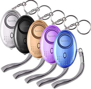 SUNMAY Alarma Personal, 5 Piezas 140DB Alarma Seguridad Autodefensa con Luz LED Llaveros para Mujeres, Niños, Ancianos, Turno Nocturno