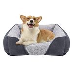 JOEJOY Dog Cat Bed Small Pet Sofa Bed, Soft Wool Fleece Small Dog bed, Washable Dog Bed For Dogs, Cats, Kittens And Puppies, 51x49x16cm