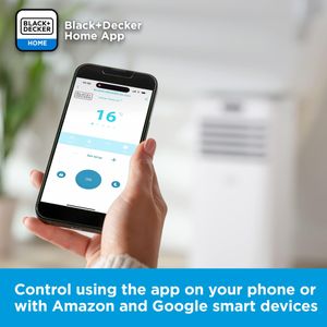 BLACK+DECKER 3-in-1 Portable Air Conditioner, 12,000 BTU, White – Timer & Remote