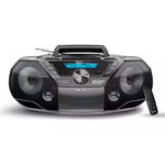 Philips Portable Boombox CD Player Bluetooth with Cassette All in one Powerful Stereo Boombox CD Player for Home with mega Bass Reflex Speakers, Radio/USB / MP3/ AUX Input with Backlight LCD Display