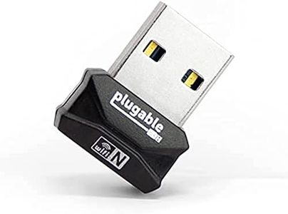 Plugable USB 2.0 Wireless N 802.11n 150 Mbps Nano WiFi Network Adapter (Realtek RTL8188EUS Chipset) Driverless Plug and Play for Windows