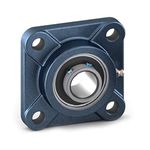 Raja Rubbers UCF205 Flange bearing Pillow Block Square Flange Mounted Bearing 1" Bore Square 4-Bolt Flange unit for shaft diameter 25mm