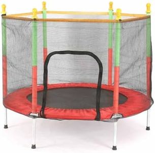 Toddler Trampoline, 6FT Trampoline for Toddlers, Kids Trampolines & Accessories with Safety Enclosure Net - Indoor Outdoor Gift Activities for Toddlers