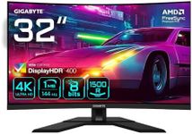 GIGABYTE M32UC EK 31.5" LED 4K Ultra HD Curved Gaming Monitor - 3840 x 2160(4K Ultra HD), 144Hz, 1ms, FreeSync Premium Pro, DisplayHDR 400, HDMI 2.1, DisplayPort 1.4