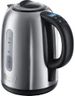 Russell Hobbs Electric Kettle (For Hot Water, Tea or Coffee, 1.7L, Brushed stainless steel, Quiet boil & digital temperature technology, Perfect pour) Digital Quiet Boil 21040