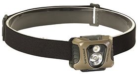 Streamlight 61425 Enduro Pro 200-Lumen Spot/Flood Headlamp with White and Green LEDs, Includes 3 AAA Batteries, Headstrap, Coyote