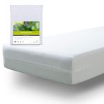 Tural - Mattress Encasement (Pack of 2) 90x200 cm) Single Size | Anti-dust mite | Breathable and Waterproof Mattress Protector - White