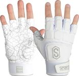 Sports Unlimited Max Clash Padded Half Finger Lineman Adult Football Gloves