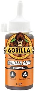Gorilla Glue Original, Indoor and Outdoor Use, 100% Waterproof Formula, Versatile Bonding Adhesive, Easy Application Nozzle, 4 oz / 118 mL (Pack of 1)