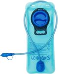 XZSUN Foldable Hydration Bladder, 1L-2L-2.5L-3L Water Bladder Leakproof Water Bag Water Reservoir For Bicycling Hiking Camping Backpack (Blue, 1L)