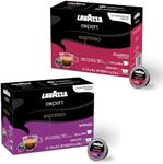 Lavazza Expert Coffee Pods Mixed Pack - 36 Espresso Classico + 36 Espresso Intenso Capsules, Keto-Friendly Total 72 for a Rich & Refreshing Coffee Experience Compatible with All LB Machines