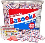 Bazooka Bubble Gum 225 Count Indivi