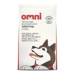 OMNI Vet Formulated Adult Dry Dog Food 2kg | Protein Rich Natural Ingredients Biscuits | Plant Powered Kibble Backed by Vets | Supported By Science, Planet Friendly and Made in UK